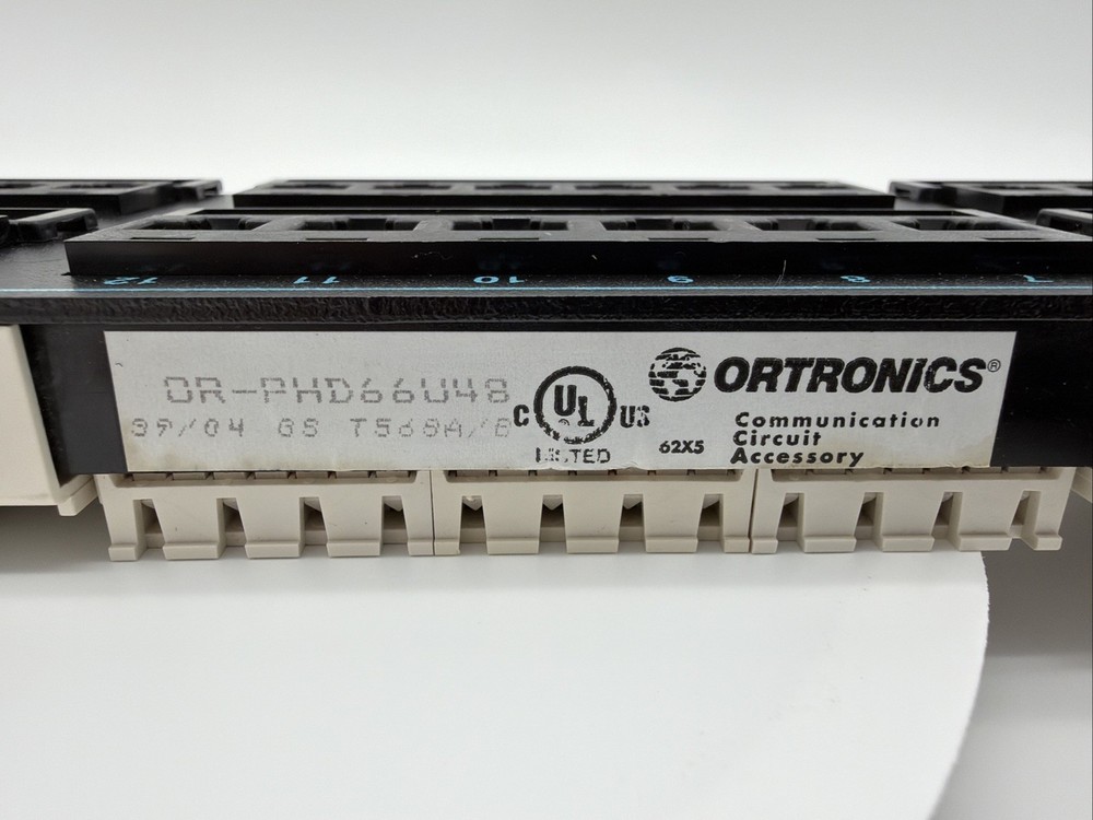 Ortronics Clarity6 CAT6 48-Port Patch Panel PHD66U48