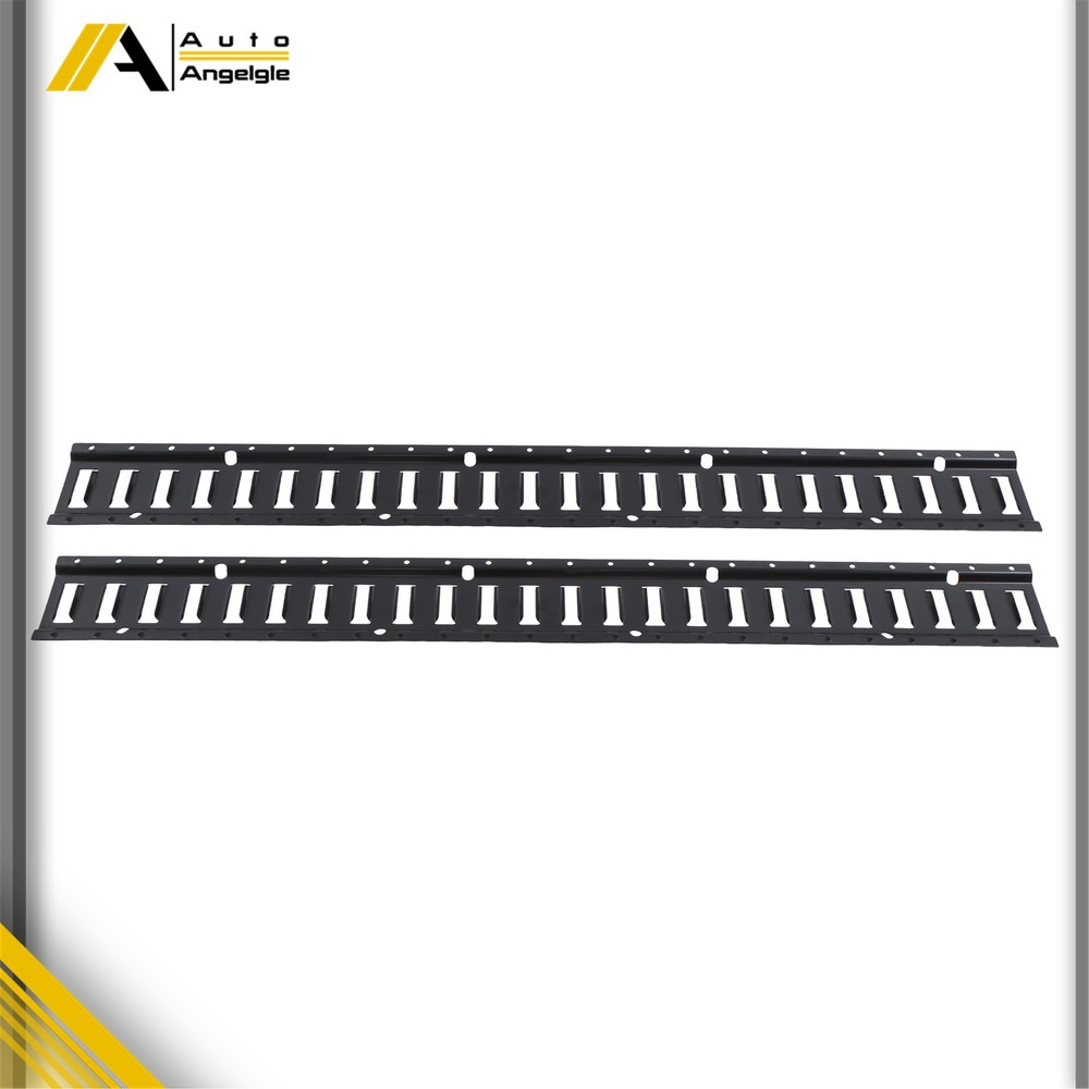 For Cargo Trailers Power Coated E-Tracks 2 Pack 4' E Tie Down Rail Kit