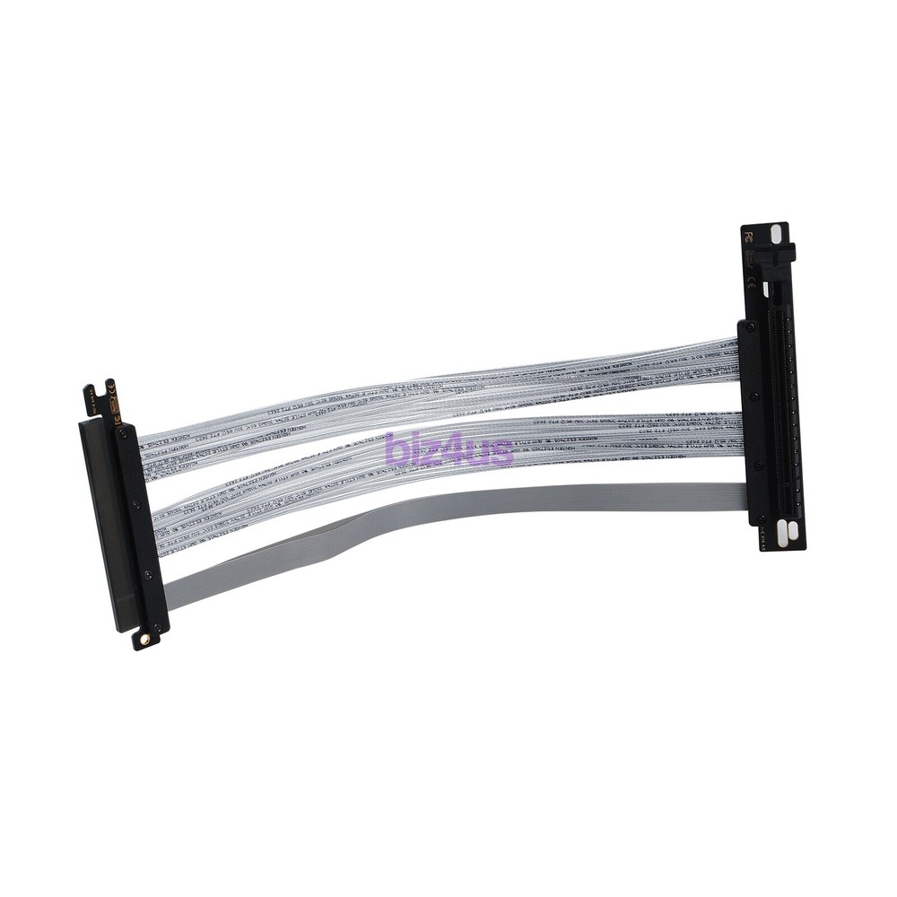 30CM 90 Degree PCIE 4.0 Extension Cable 16x Shielded High Speed GPU Riser Cable