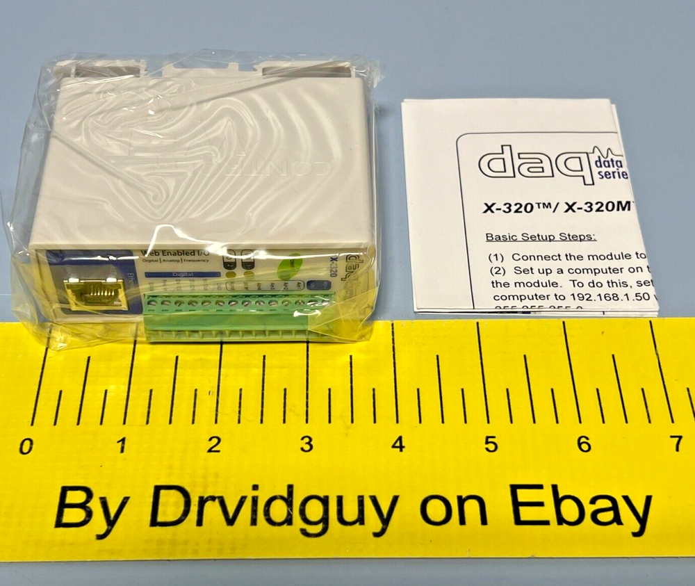 Control By Web X-320-I Web-Enabled Instrumentation - Grade Data Acquisition