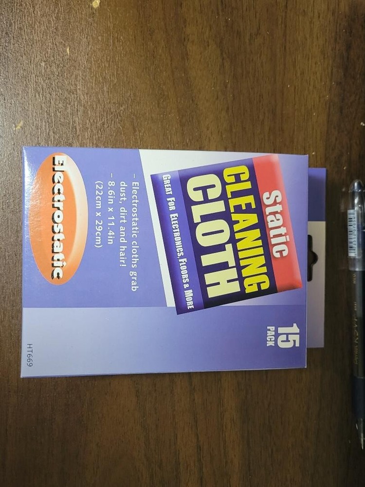 15 Static Cleaning Cloth for Computer Laptop Electronics Floors Electrostatic