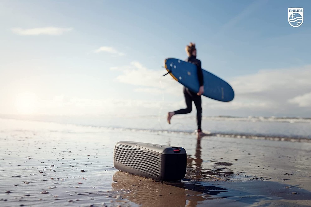 Philips S4807 Waterproof Wireless Bluetooth Speaker - Black