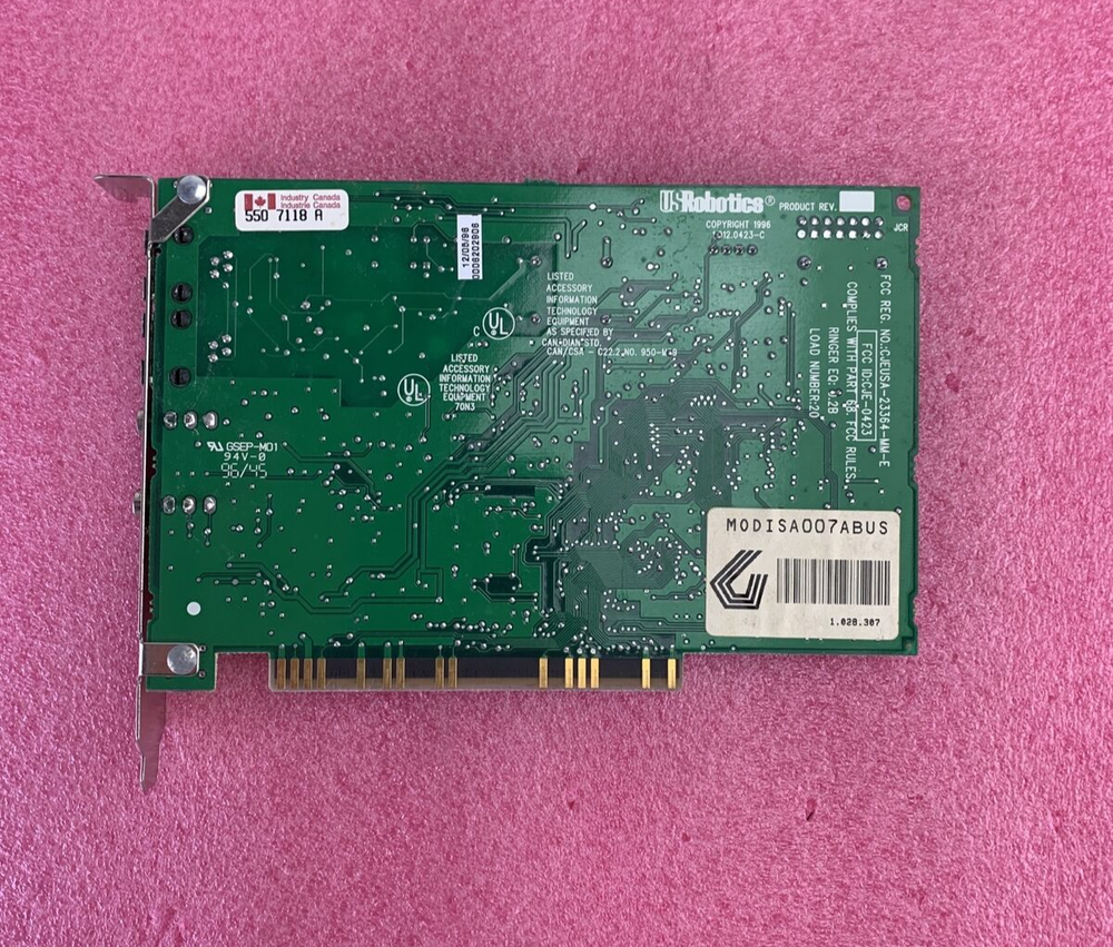 US ROBOTICS GATEWAY 2000 TELEPATH 33.6 MODEM CARD MODISA007ABUS