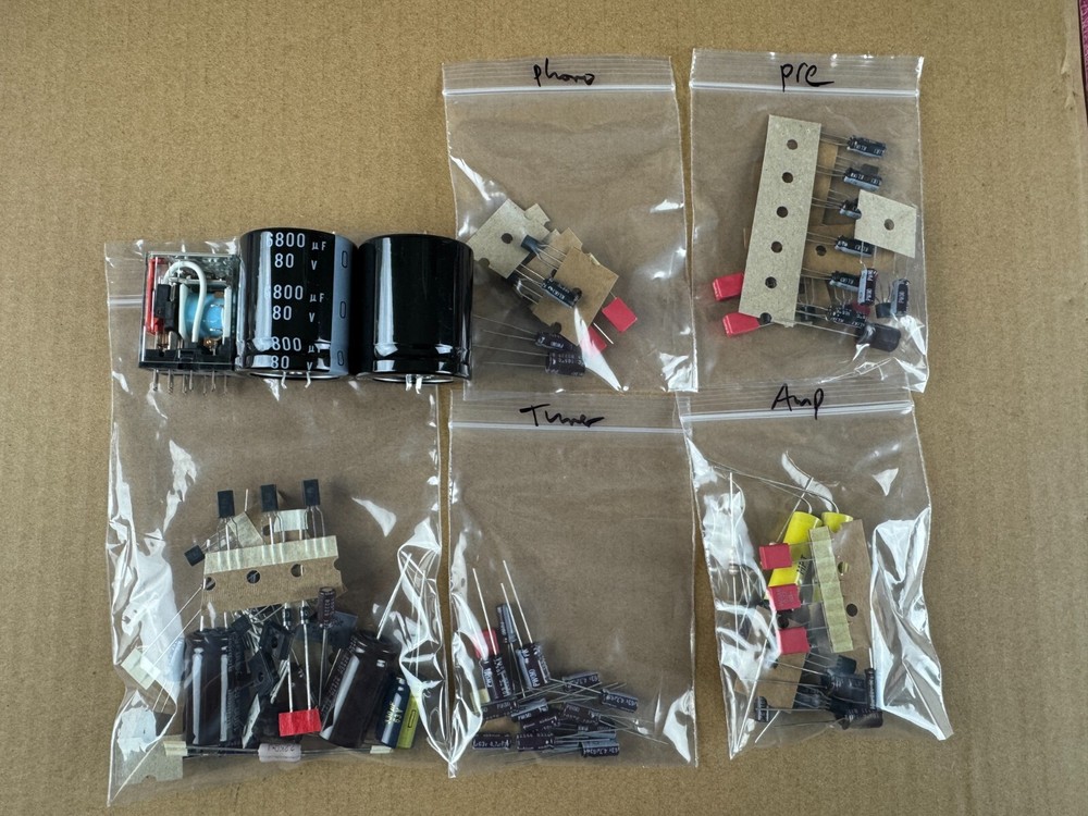 Marantz Model 22 Complete Recap Kit High-Quality Receiver Rebuild Set Twenty-Two