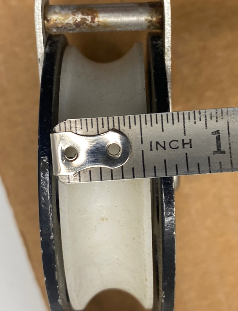 Vintage Schaefer Block Sailing Rigging Old School 5 1/2" length