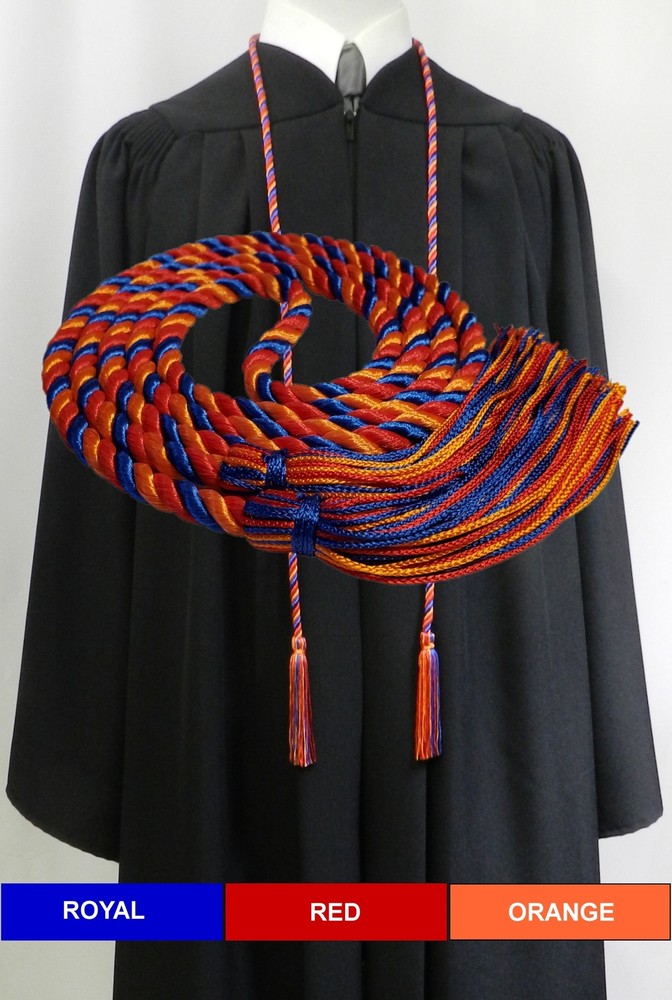 Honor Cord: Royal-Red-Orange