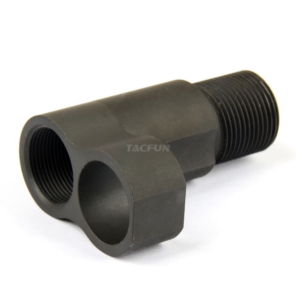 M1 Garand Muzzle Adapter + Shark Muzzle Brake 5/8x24 Thread All Steel