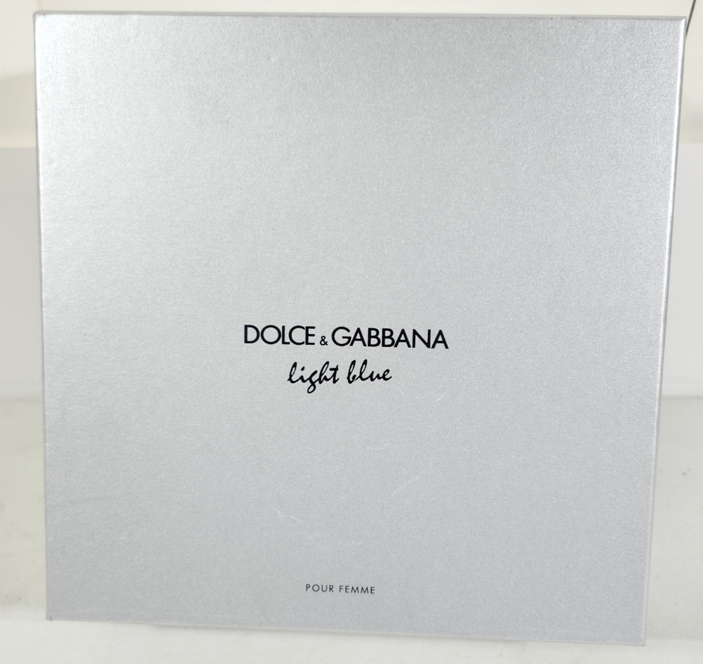 Dolce & Gabbana Light Blue Gray Cardboard Box Only