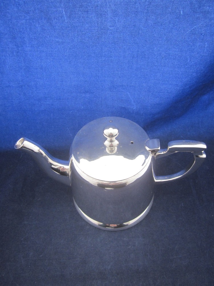 Silverplate Teapot Heavy Unmarked