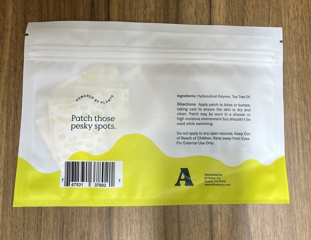 All Better Co. Don’t Scratch That Bug Bite Patches New & Sealed