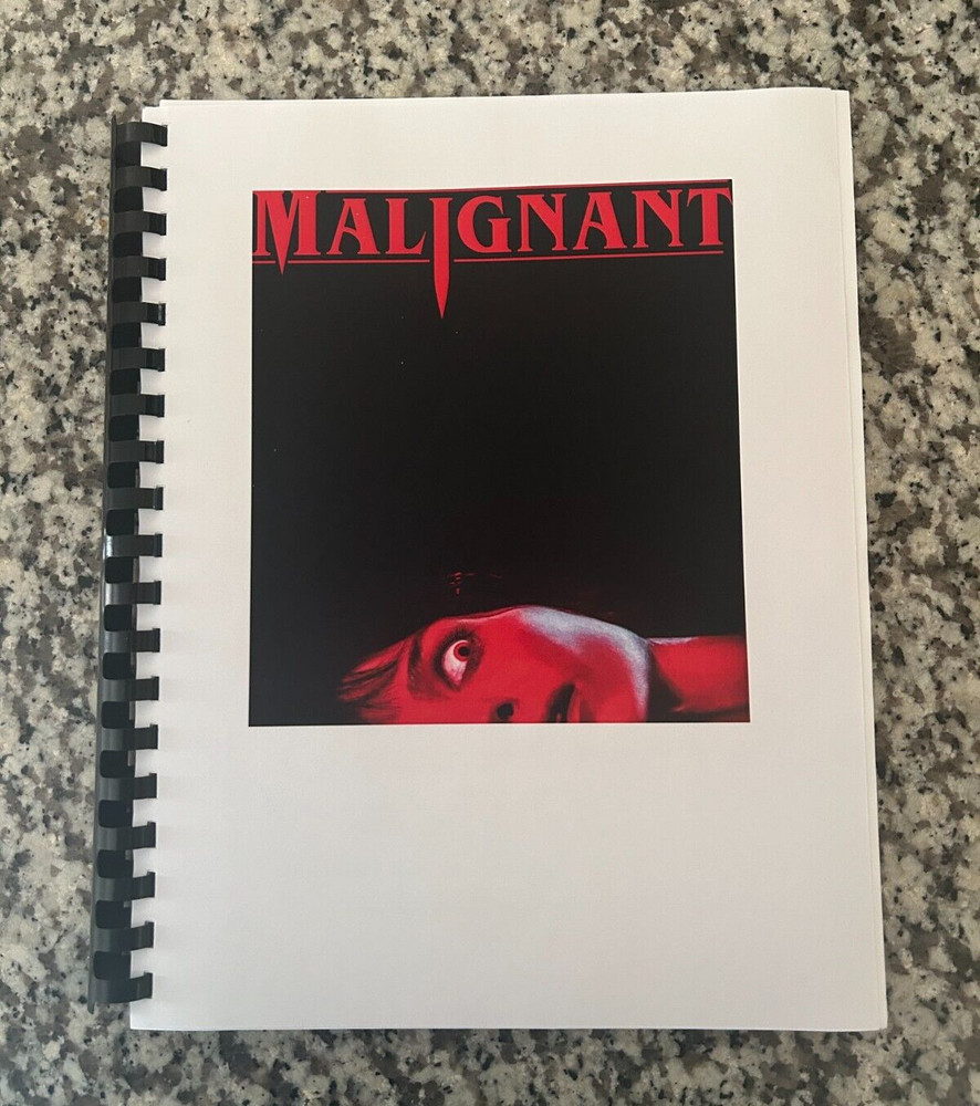 Malignant Horror Movie Script Reprint Full Screenplay Script
