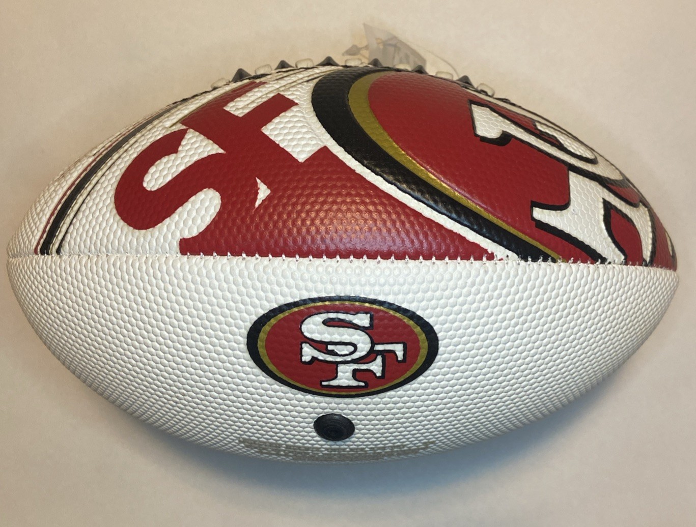 Franklin Sports NFL San Francisco 49ers 8.5" Rubber Football - Kids Mini Ball