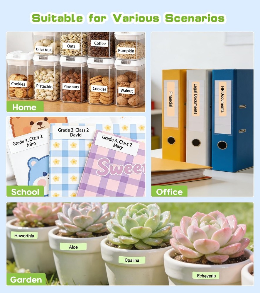 ORGBRO Label Maker Machine with Tape, X1 Portable Bluetooth Mini Label Printe...