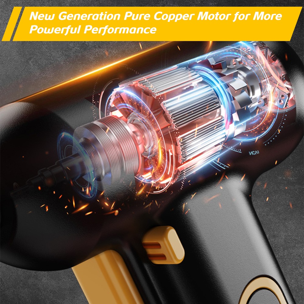 Cordless Electric Screwdriver Drill Bit Kit mini USB Rechargeable Power Tool