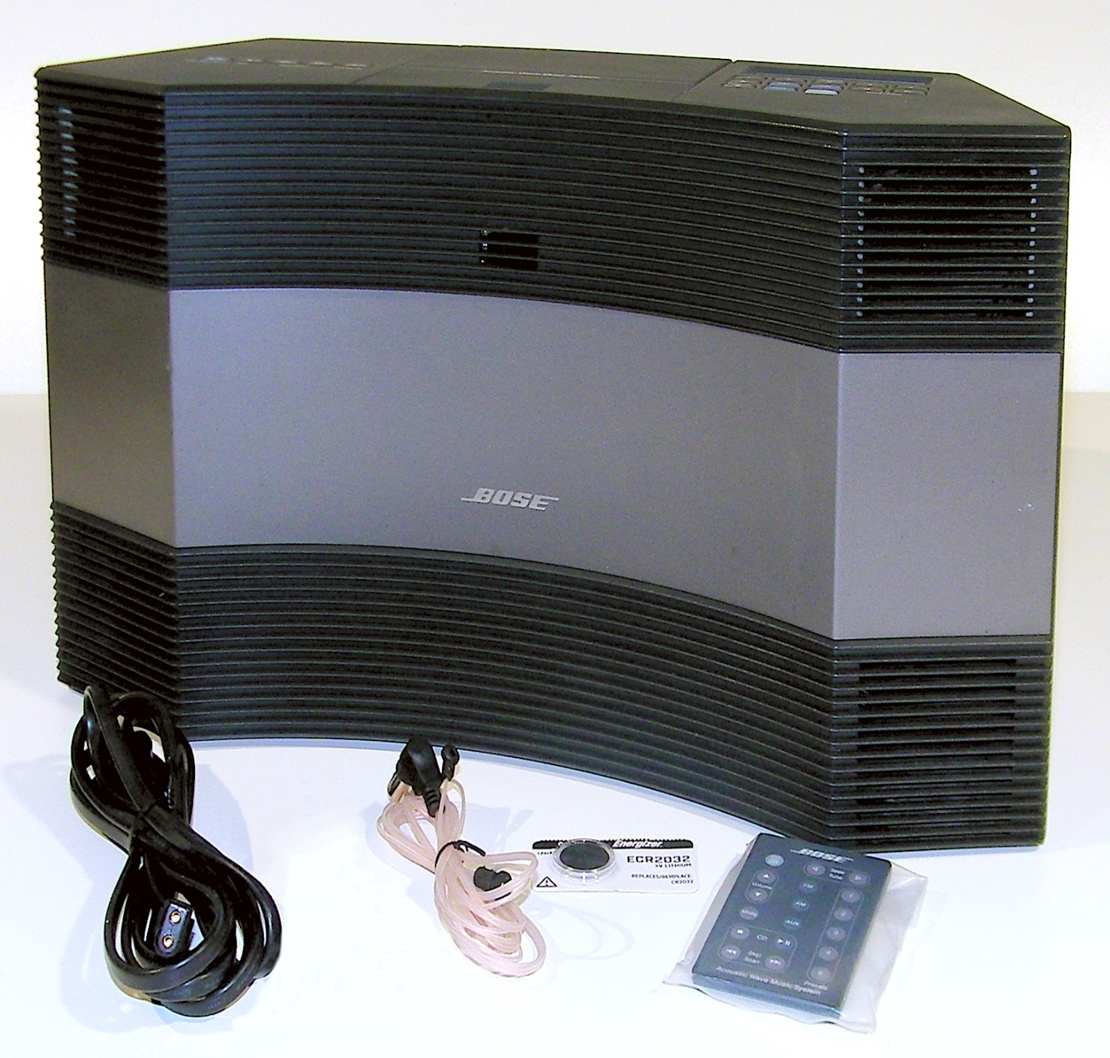 🔥【PRO SERVICED】Bose Wave CD-3000 Radio/CD~Remote,iPod Cord,Ant+!Black💥GUARANTY