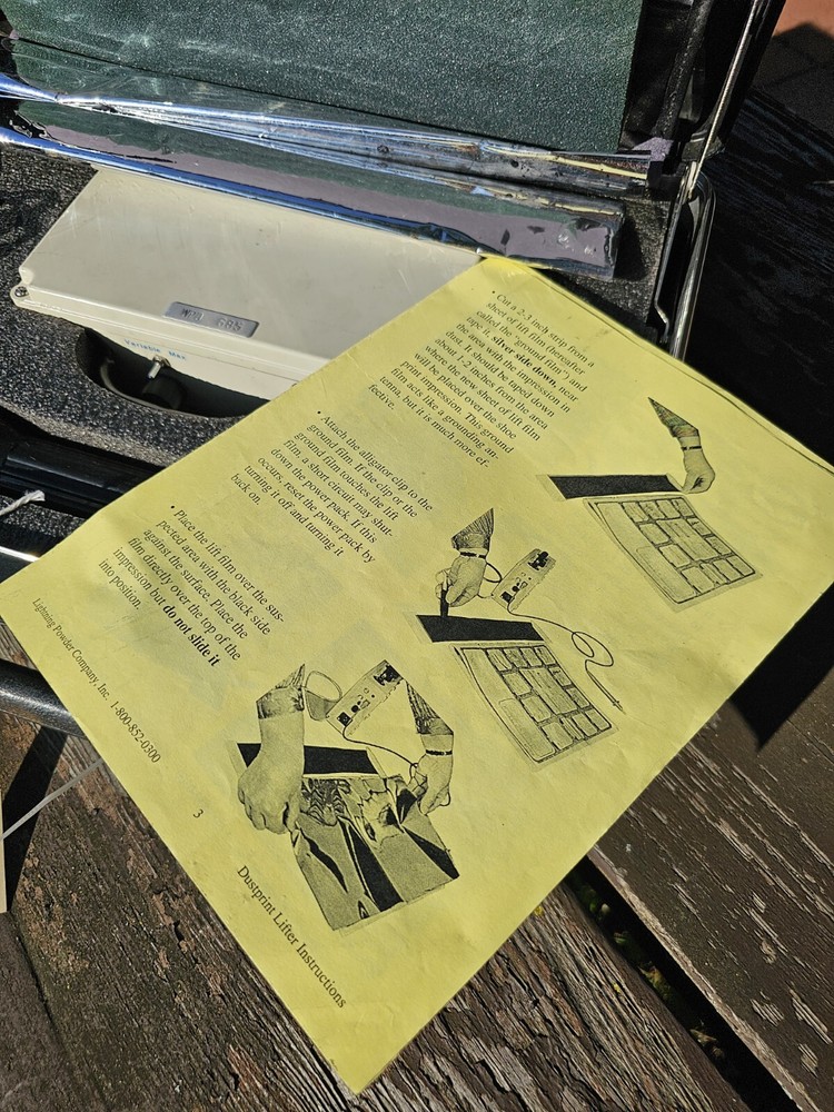 Lightning Powder Electrostatic Dust Print Lifter