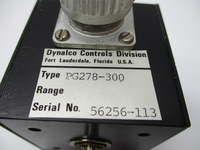 DYNALCO CONTROLS PG278-300 NSNP