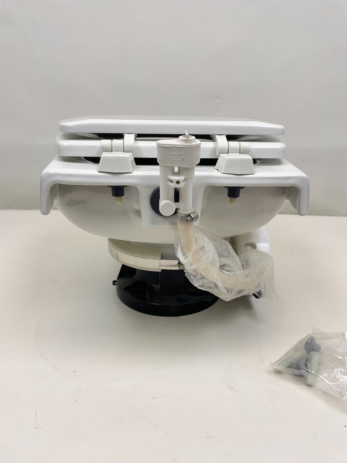 DOMETIC 312371101 SEALAND 711-M28 WHITE 700 SERIES GRAVITY DISCHARGE TOILET RV