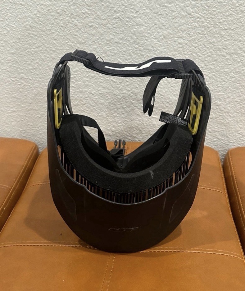 JT Black Full-Face Protective Paintball Mask