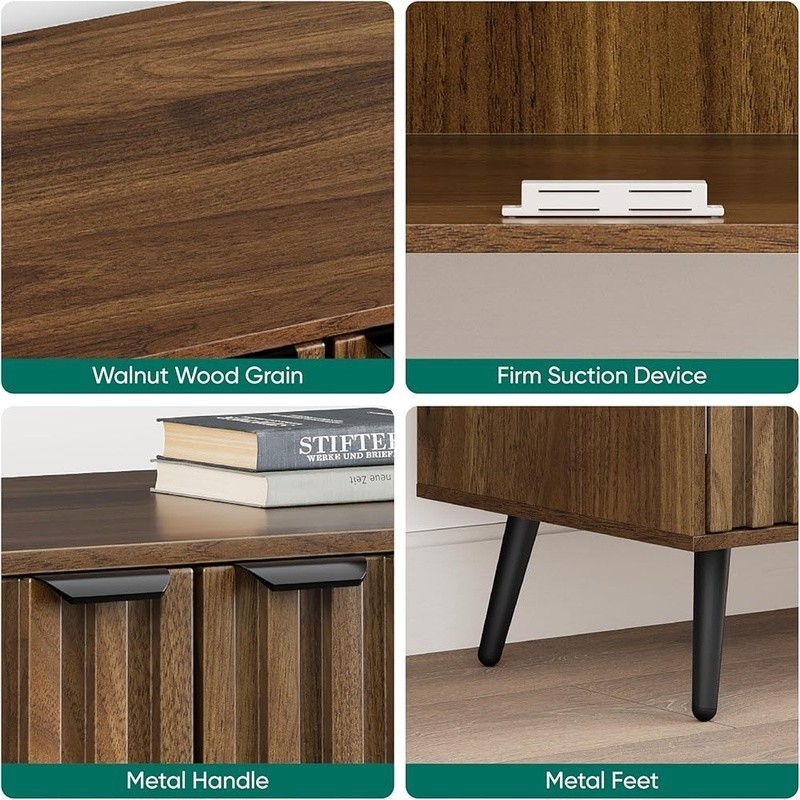 Multi-Functional Sideboard Storage Cabinet Adjustable Design Large Capacity New