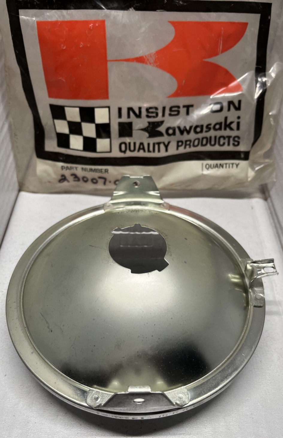 Vintage NOS Kawasaki Head lamp lens unit 23007-013 W1 A1 H1