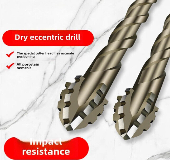 New Four-Flute Sawtooth Eccentric Drill Bit, Cozy Hoome Efficient Drill Bits US