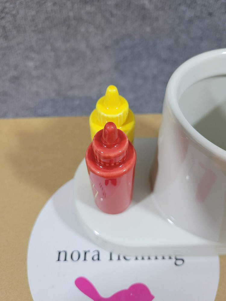 Nora Fleming Mini Main Squeeze A230 Ketchup Mustard