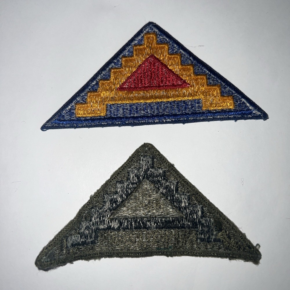 7th Army U.S. Army Patches,Seven Steps To Hell Patch -original Two Patch Set