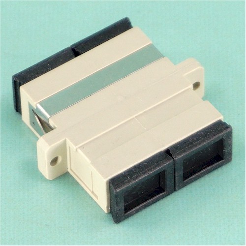 Ten(10) NEW SC-SC Duplex Singlemode Plastic Fiber Optic Adapter
