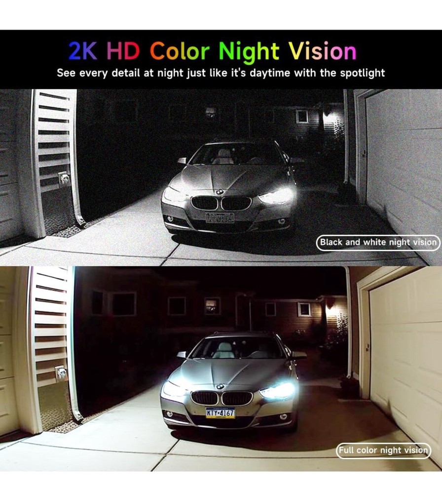 4pack Security Cameras Wireless 2K