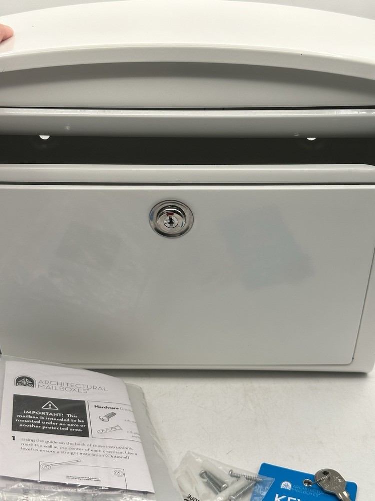 Dal Rae Architectural Mailbox Locking Wall Mount Mailbox 2562W-10 Front Access