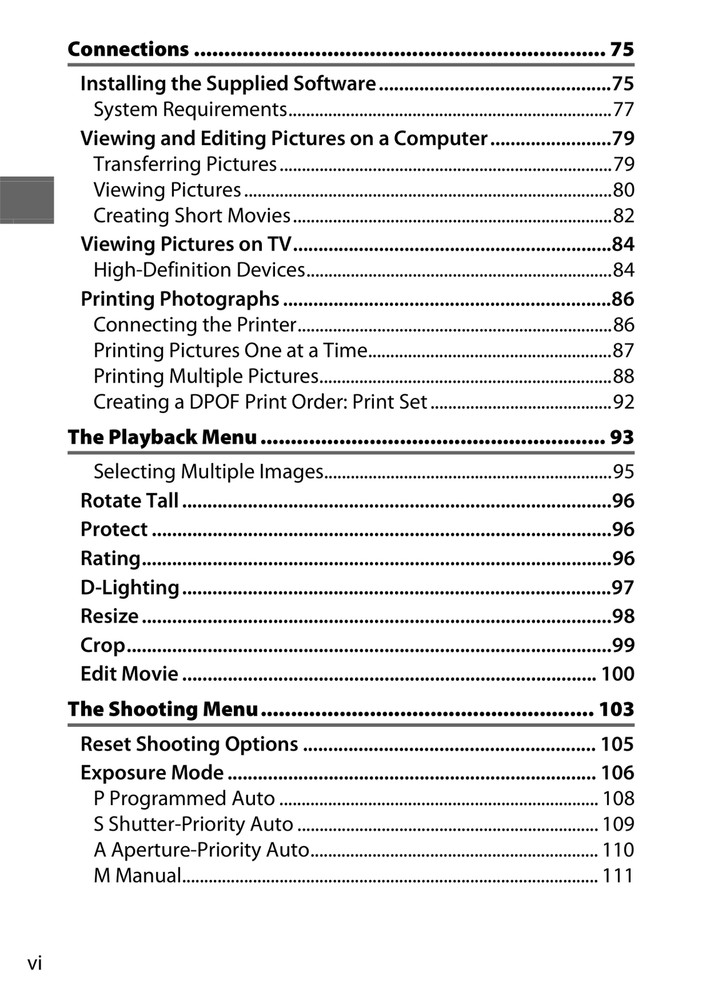 Nikon 1 J1 — Reference Manual User Guide Instructions — 219 Pages — USA Made
