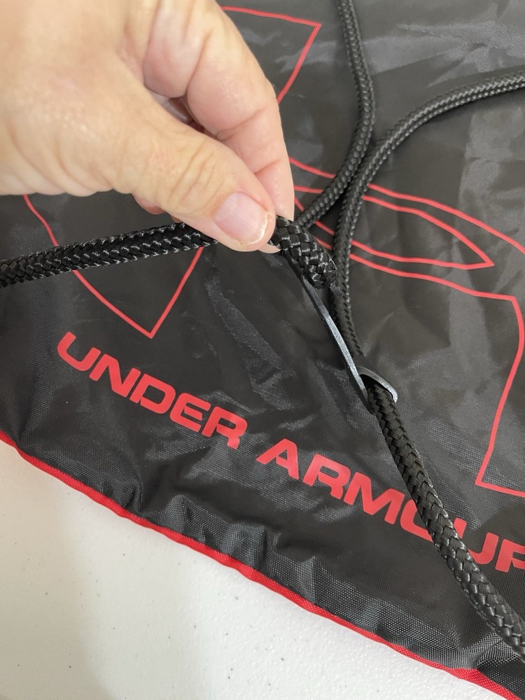 Under Armour Nylon Black/Red Athletic Backpack Burn Kickboxing