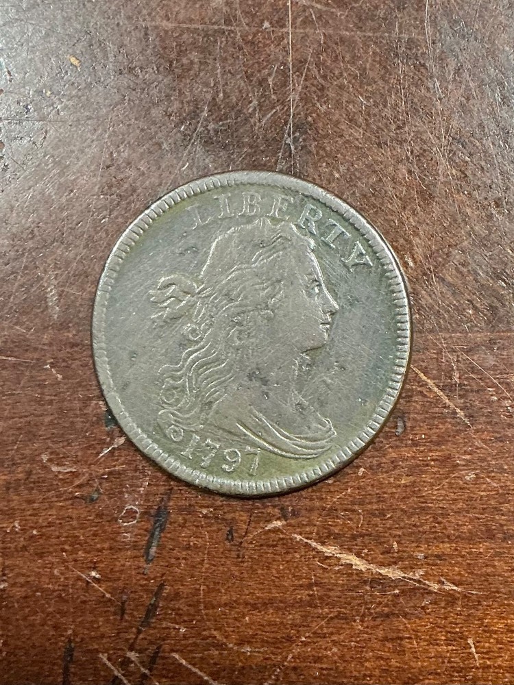 1797 DRAPED BUST LARGE CENT VF++ SURFACE CORROSION