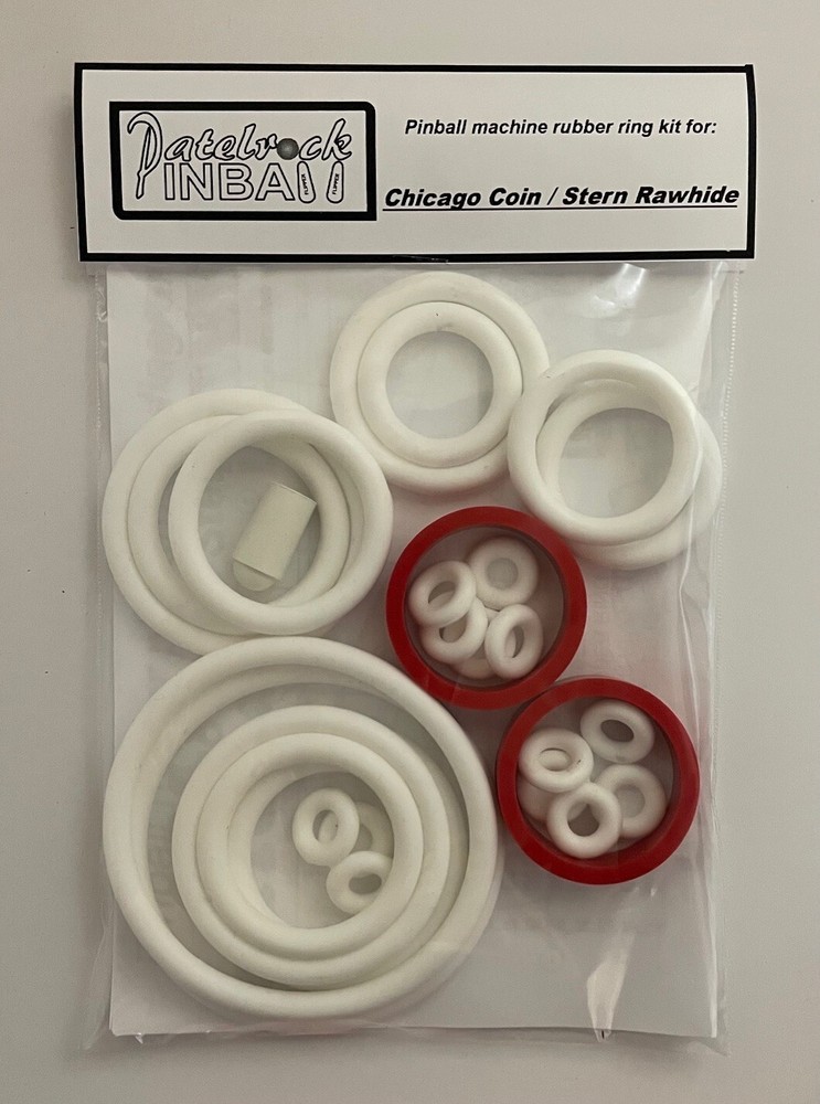 Stern / Chicago Coin Rawhide Pinball Machine Rubber Ring Kit