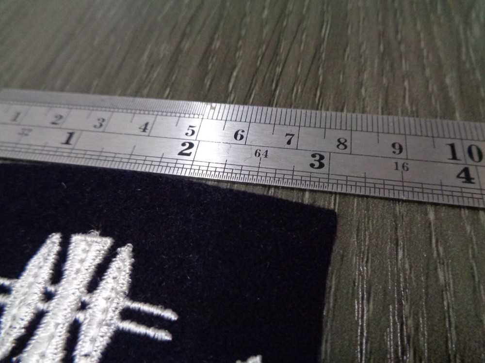 Military US NAVY Opticalman Mate E-2 Mark Patch BLUES VIETNAM ISSUE SQUARE