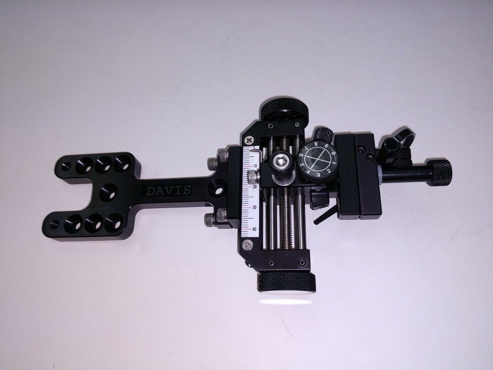 3" DAVIS TARGET SIGHT-BLACK/BLACK KNOBS-..
