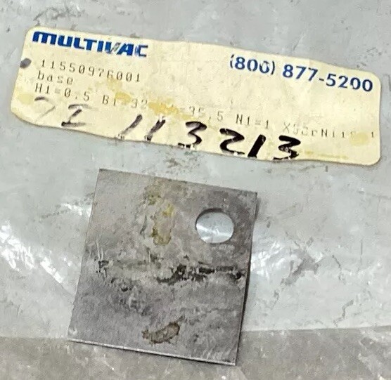 NOS Surplus Multivac 11550976001 Base
