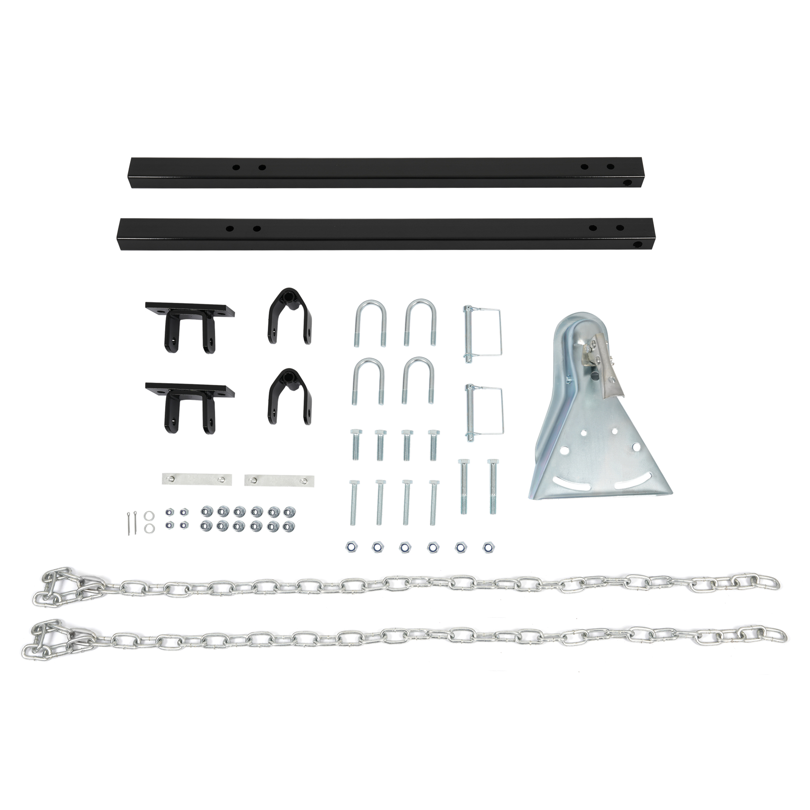 Adjustable Tow Bar 5500lbs w/Safety Chain 24" to 41" Wide For Camper RV Trailer