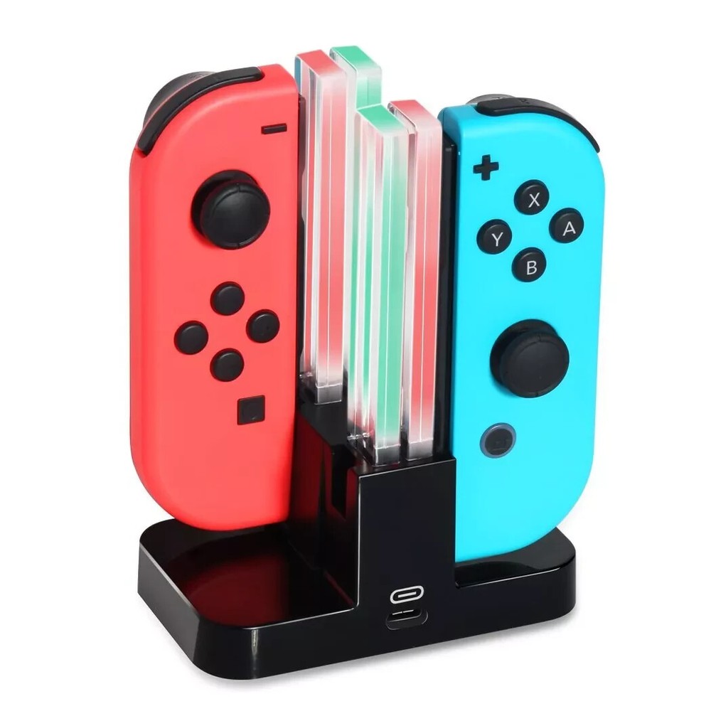 New Switch Controller Charger for Nintendo Switch Joy-Cons Charging Dock Station
