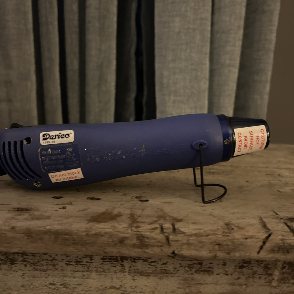 Craft Multi-Purpose Embossing Paint Drying Heat Gun Tool With Stand,Preowned