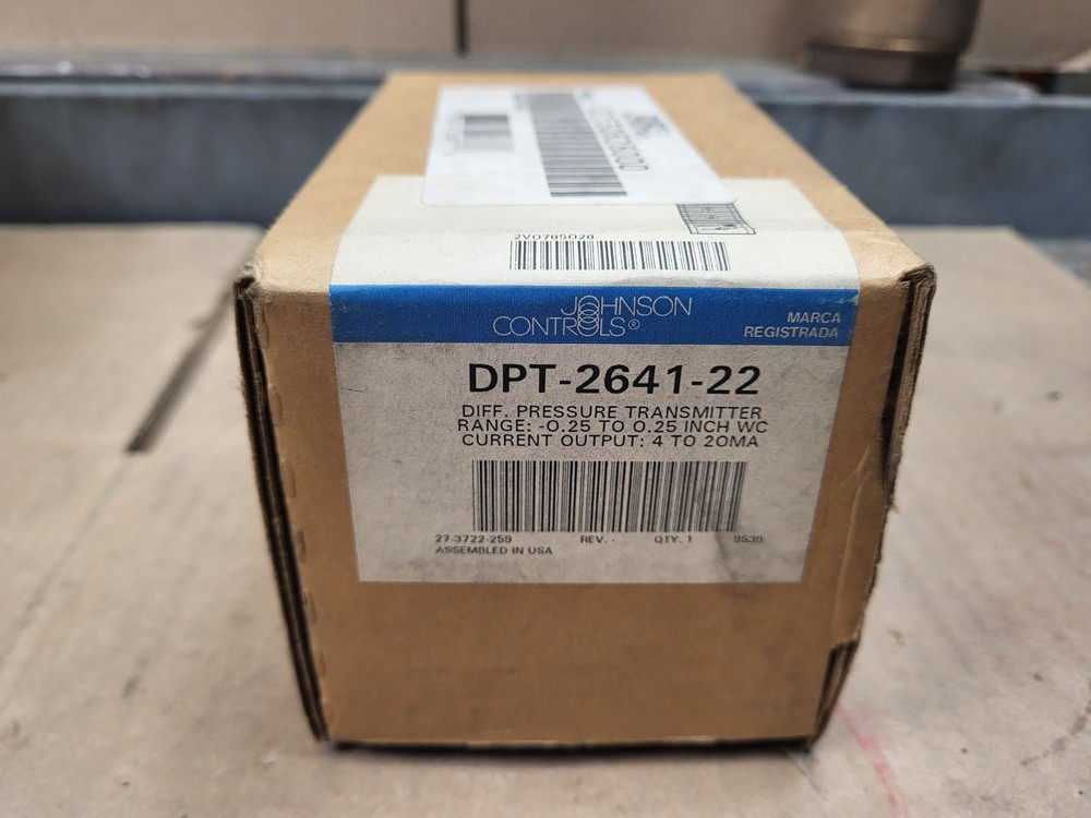 Johnson Controls DP-2641-22 Differential Pressure Transmitter