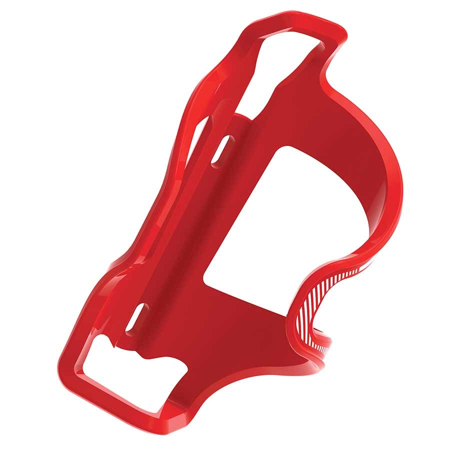 Lezyne Flow Side Load Bottle Cage Composite Lightweight Red for Compact Frames