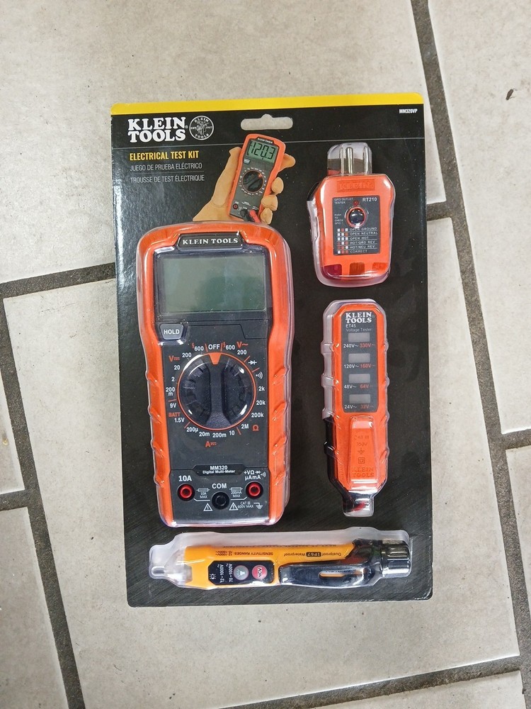 Klein Tools MM320VP Multimeter Electrical Test Kit