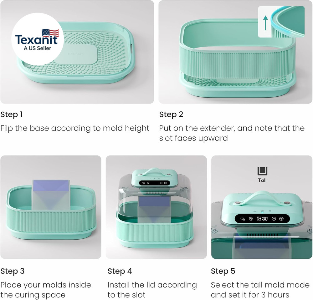 Silicone Rubber Extender for G3 Resin Curing Machine, Curing Accessories for Ext