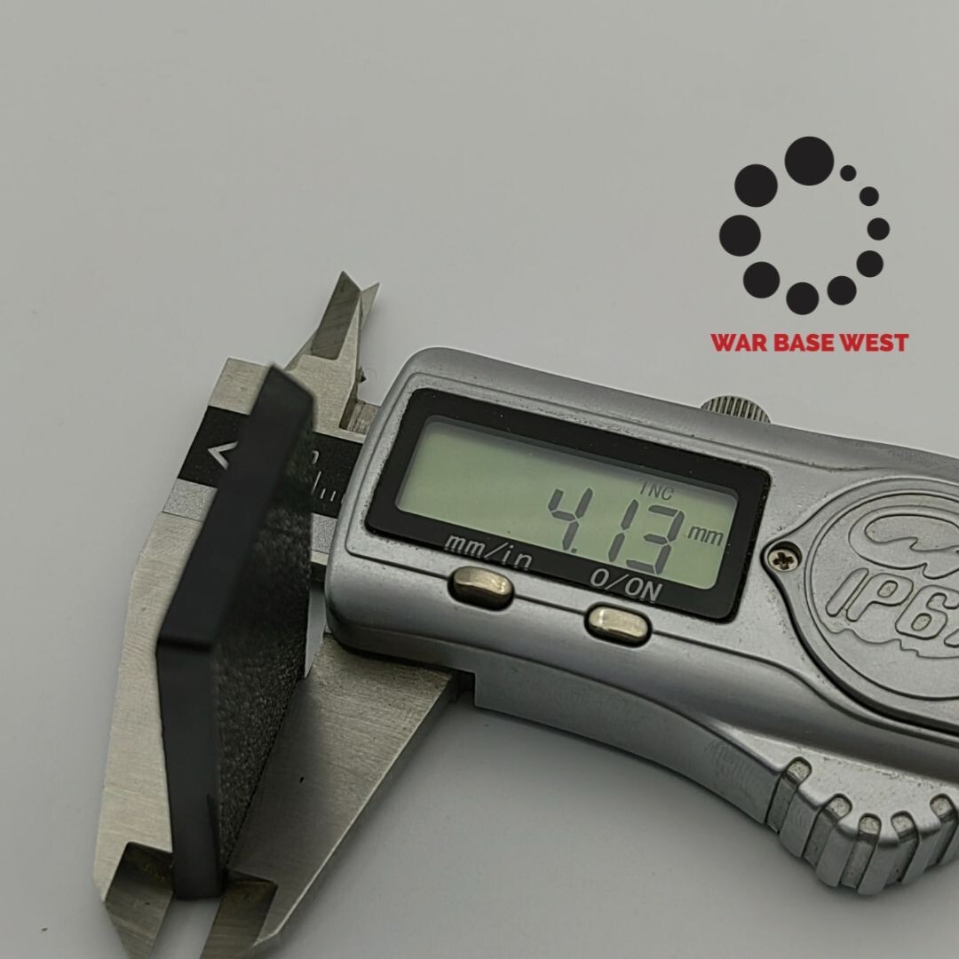 Lot Of 5 25mm X 50mm Rectangular Calvary Bases Used For Warhammer Fantasy