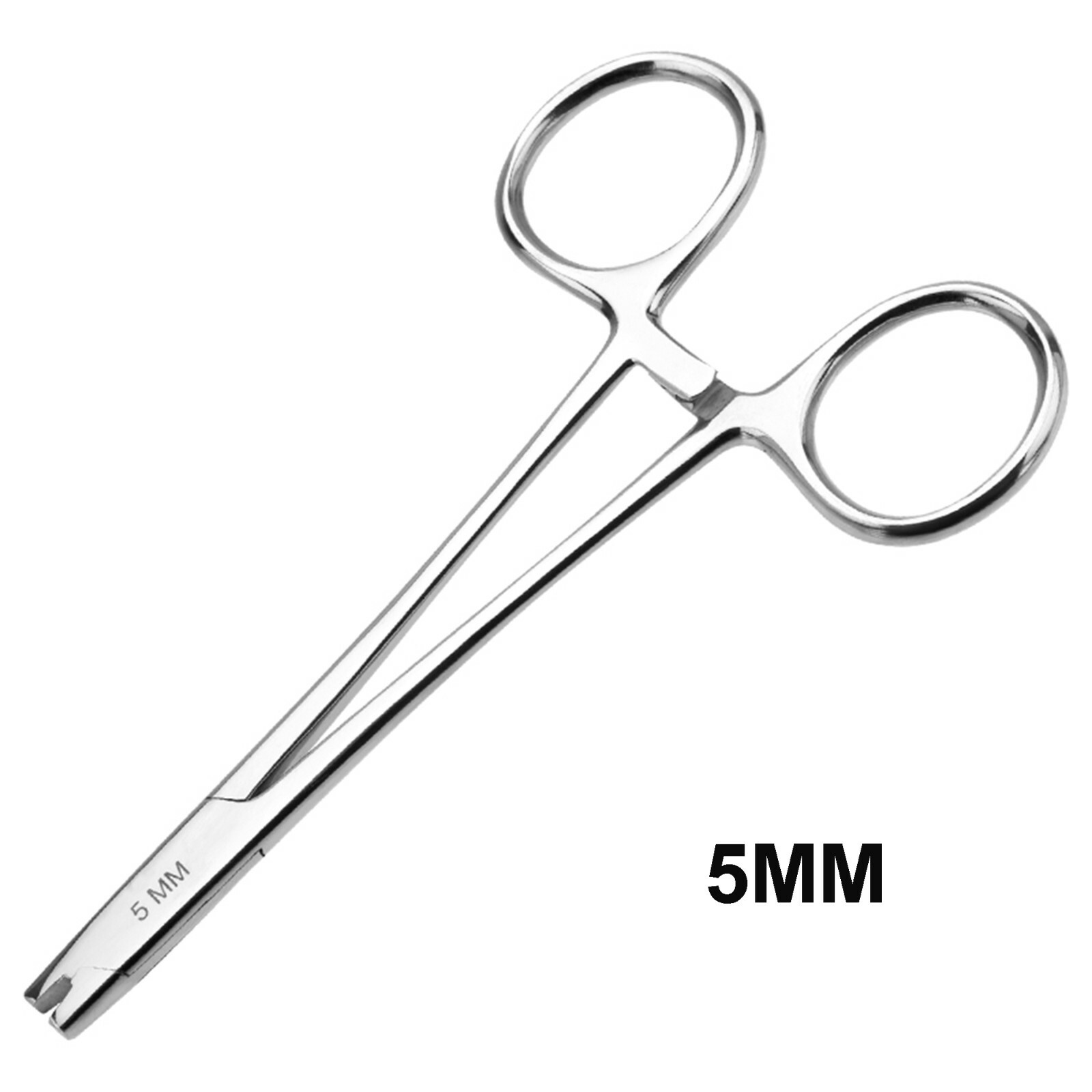 5mm Micro Dermal Insertion Surface Anchor Forceps 5" long Pierce Piercing Tool