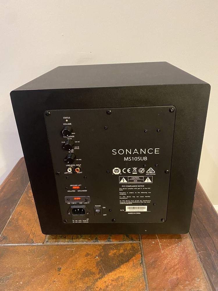 Sonance - MS10SUB - 10" 275W Powered Subwoofer (Each), #2, As Is