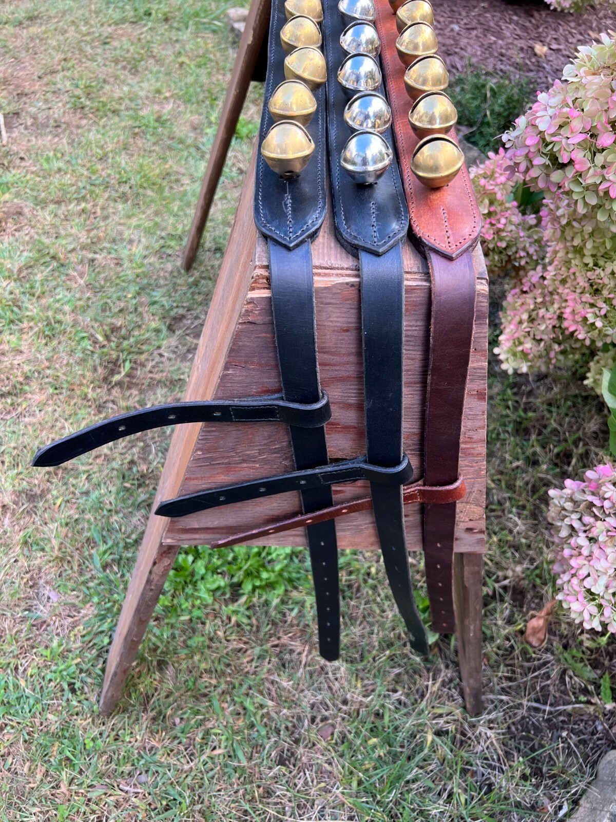 Leaders Leather Neck Bells for Equine of all Sizes, Sound Great!