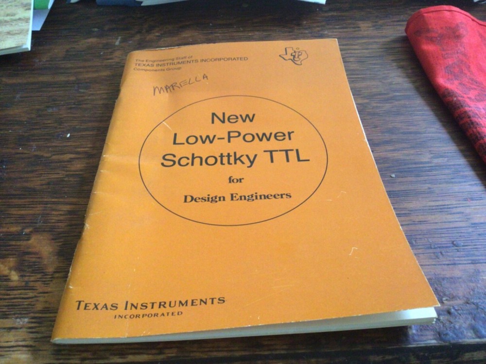 Schottky Publications from Texas Instruments 1970s
